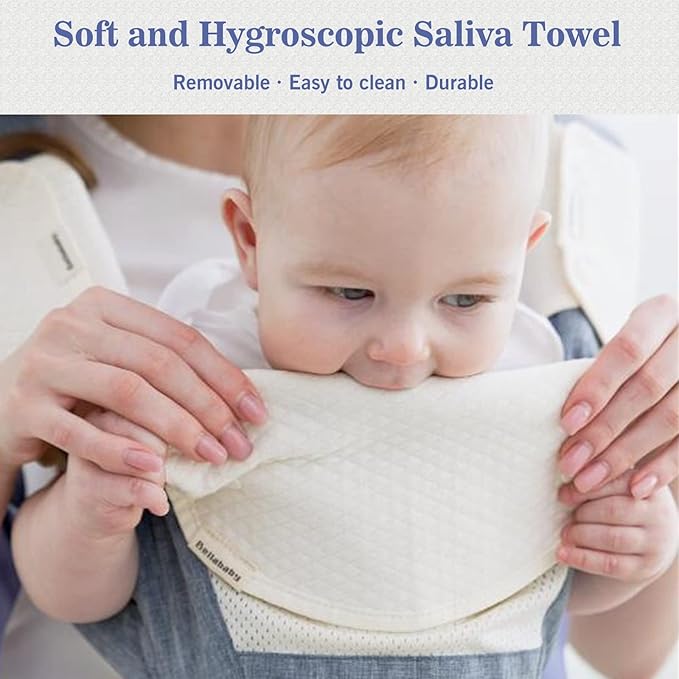 Baby Carrier, Bellababy Multifunction Baby Carrier Hip Seat (Ergonomic M Position) for 3-36M