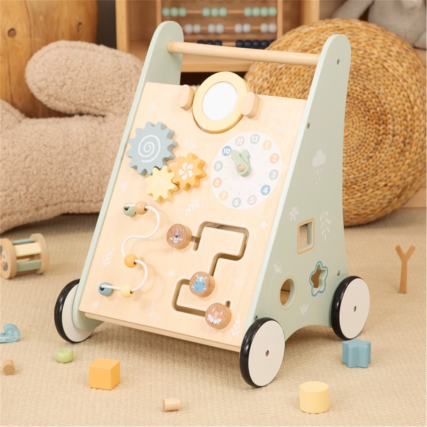 Tooky Toy Wooden Learning Walker