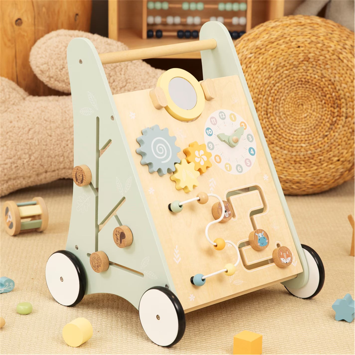 Tooky Toy Wooden Learning Walker