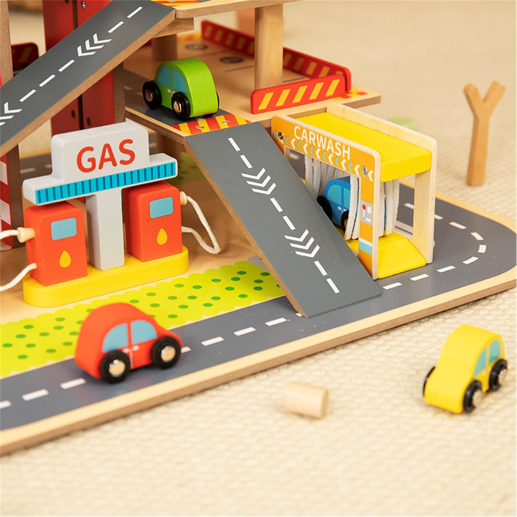 Tooky Toy Wooden Garage